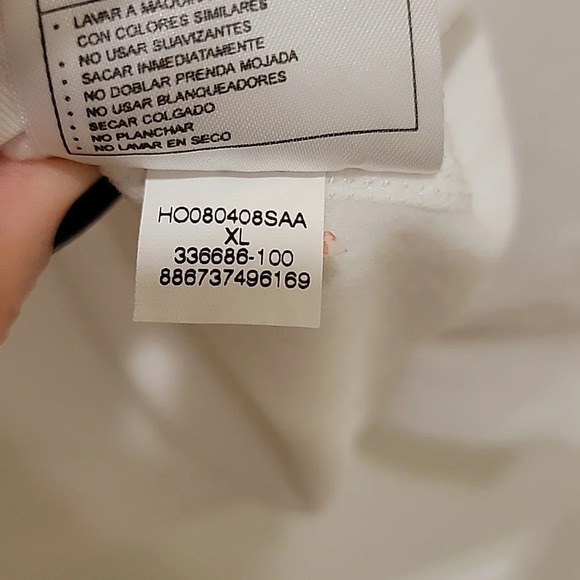 Nike Pro Fit White Long Sleeve Training Shirt Size XL - Picture 5 of 10